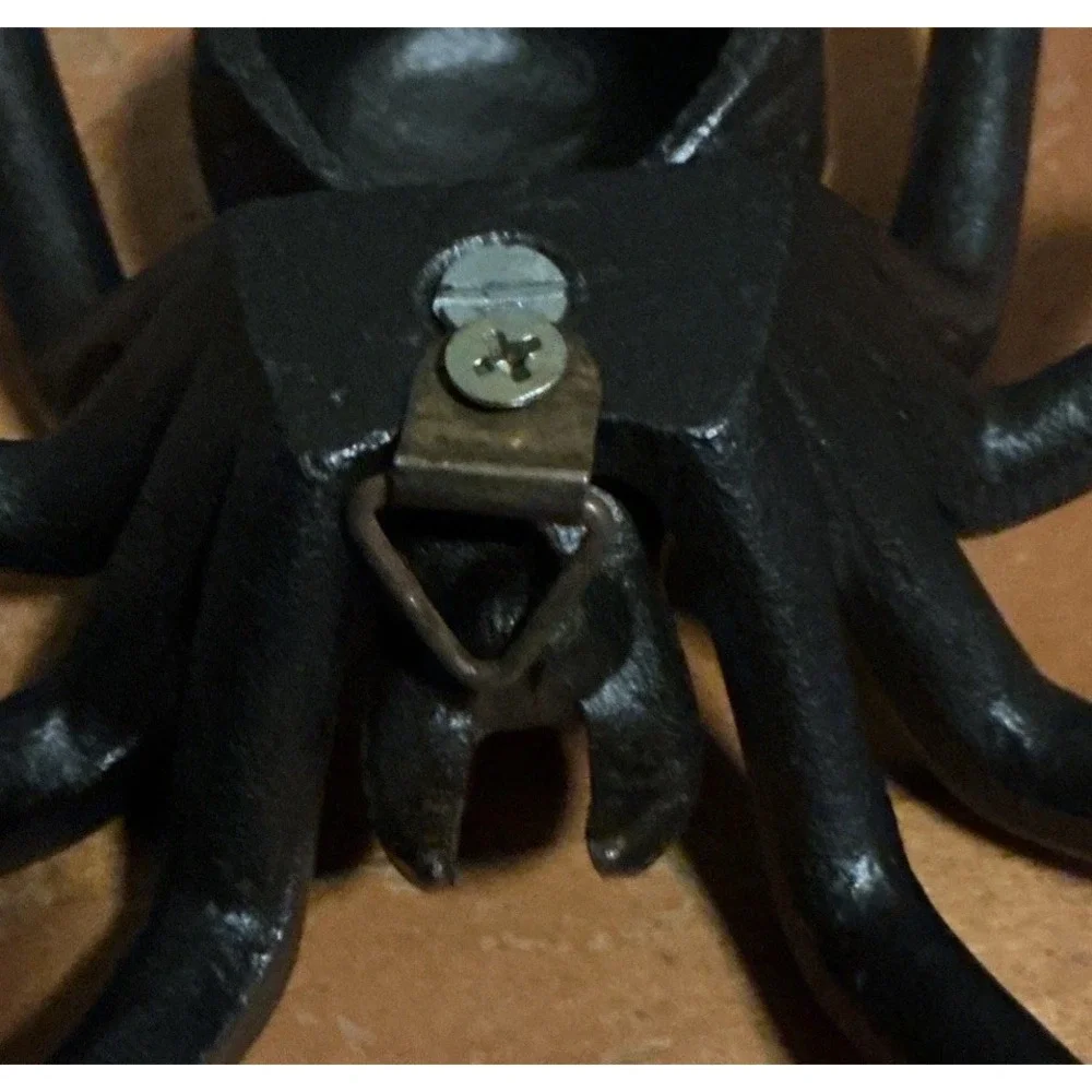6‎ In Cast Iron Spider Wall Decor